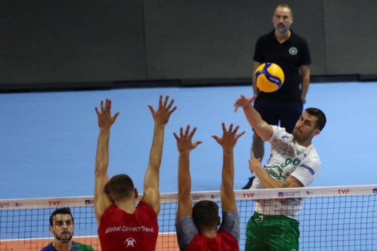 GCT Bursa Voleybol İhtisas ile yaptığı hazırlık ma&ccedil;ını 3-1 kazandı