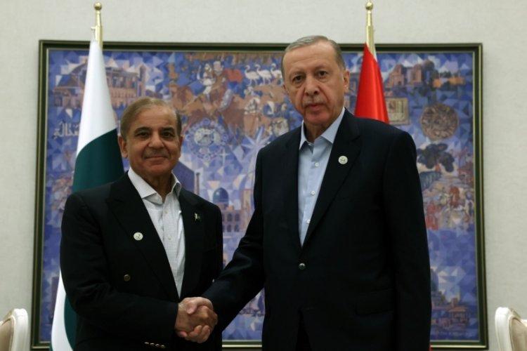Cumhurbaşkanı Erdoğan, Pakistan Başbakanı Şerif'i kabul etti