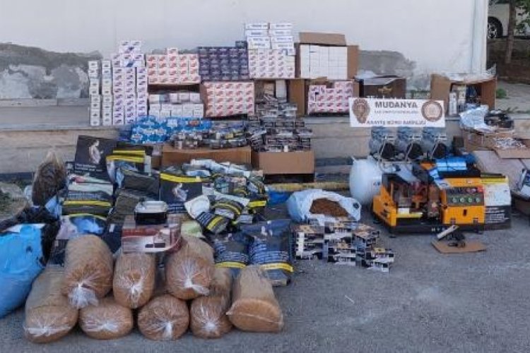 Bursa'da ka&ccedil;ak t&uuml;t&uuml;n operasyonu
