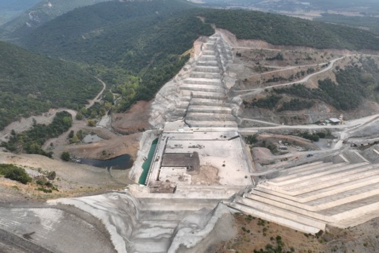 Bursa Karacabey'de G&ouml;lecik Barajı &ccedil;alışmaları devam ediyor