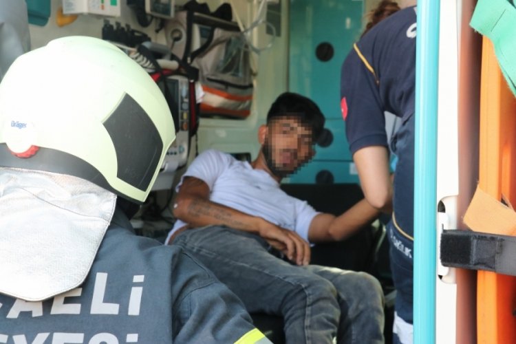 İskele demirlerini &ccedil;almak istedi, bin pişman oldu