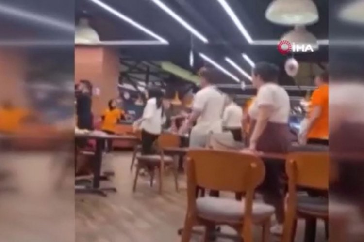 K&ouml;fteci Yusuf'taki kavgada ortalık savaş alanına d&ouml;nd&uuml;
