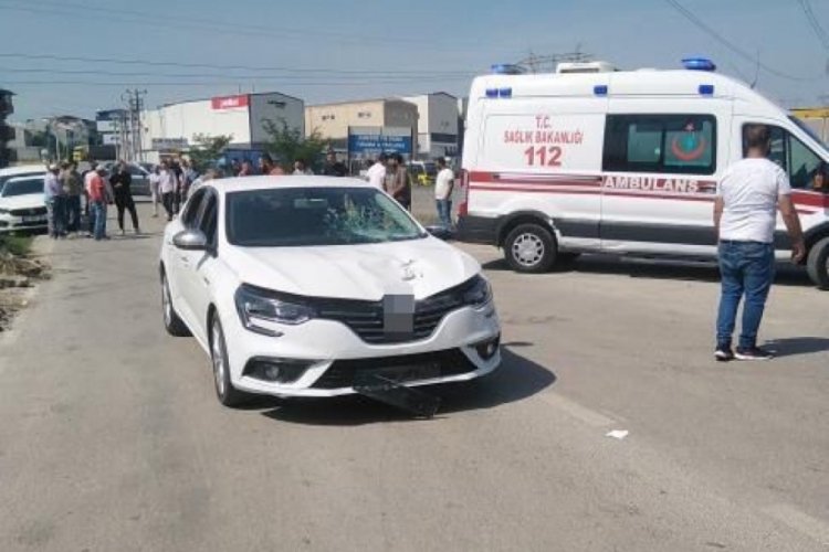 Bursa'da otomobilin &ccedil;arptığı inşaat iş&ccedil;isi yaşamını yitirdi