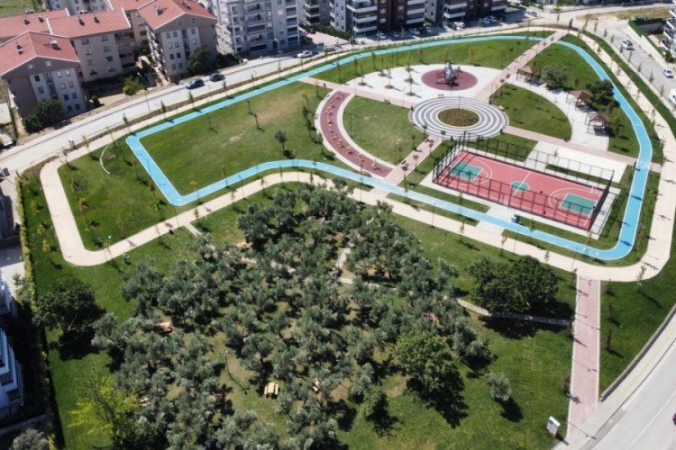Bursa'da g&ouml;&ccedil;men konutları yeşile kavuştu