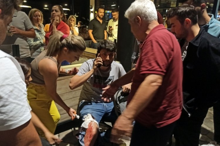 Zonguldak'ta g&uuml;venlik g&ouml;revlisi tartıştığı &ouml;ğretmeni bı&ccedil;akladı