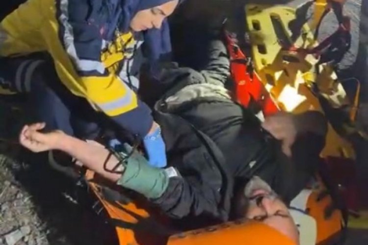 Kocaeli'nde y&uuml;r&uuml;y&uuml;şe &ccedil;ıkan adam 60 metrelik u&ccedil;urumdan yuvarlandı