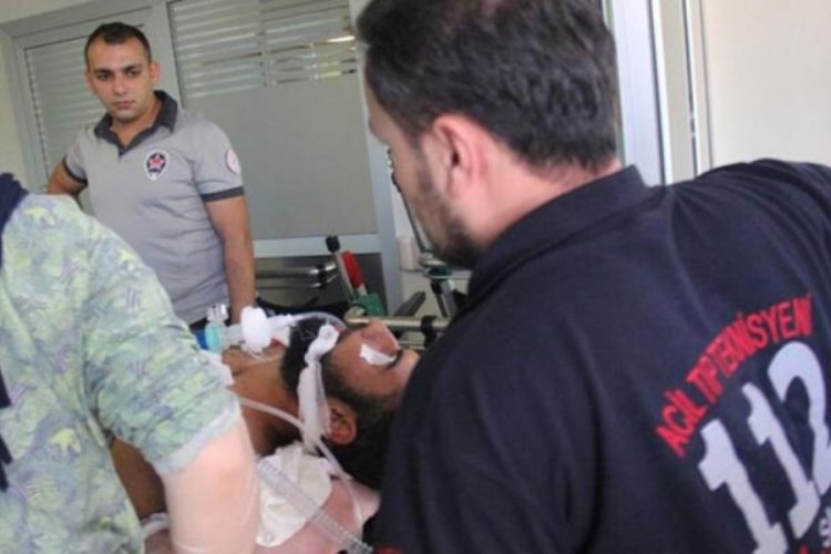 Ormanlık alanda duyduğu sese koşan kardeşi yıkan manzara