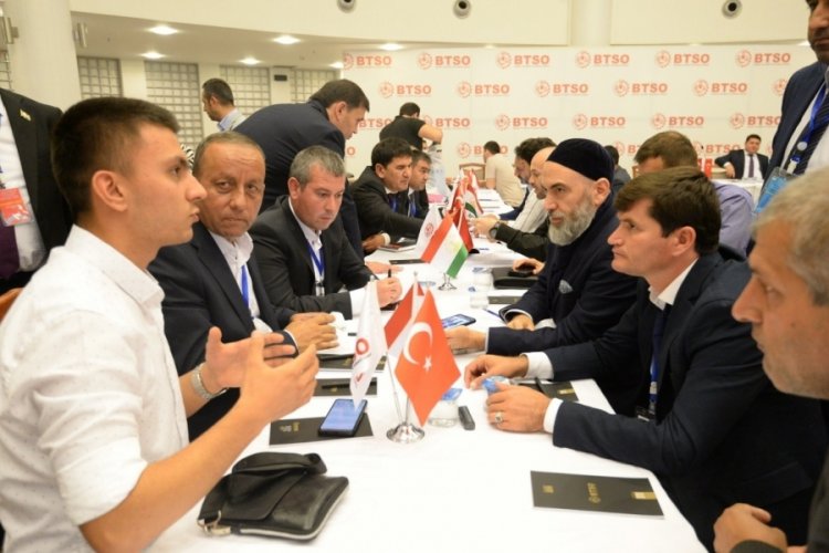 BTSO &uuml;yeleri Tacikistan iş d&uuml;nyası ile bir araya geldi