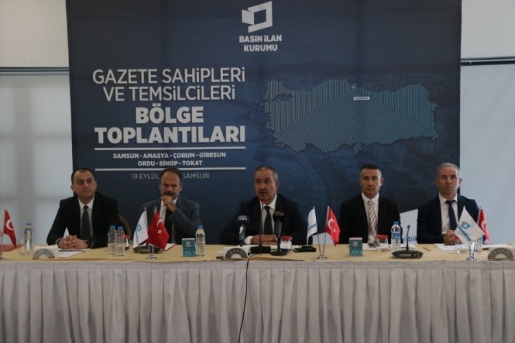 Cavit Erkılın&ccedil;, Samsun'da gazete temsilcileriyle buluştu
