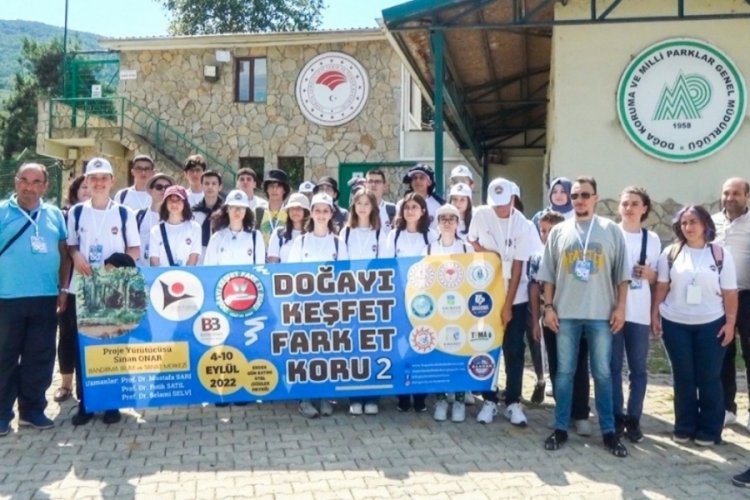 Bursa Karacabey'de &ccedil;ocuklar doğayı yakından tanıyor