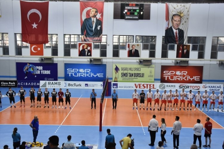 Voleybol Erkekler Balkan Kupası'nda, Cizre Belediyespor galip geldi