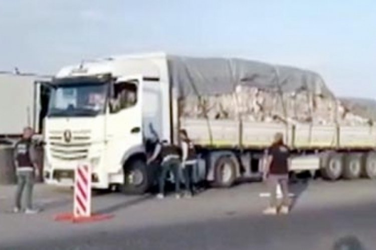 Gaziantep'te, kamyonda 11 kilo uyuşturucu bulundu