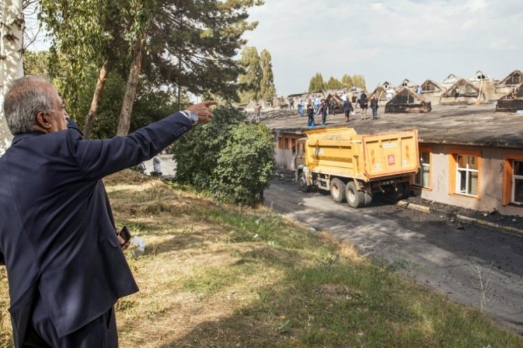 Erzurum Atat&uuml;rk &Uuml;niversitesi yangınının &ccedil;ıkış sebebi araştırılıyor