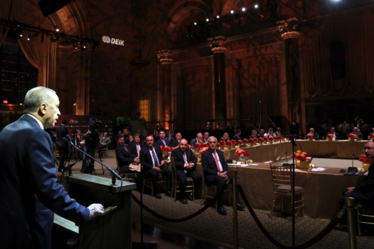 Erdoğan T&uuml;rkiye - ABD İş Konseyi Toplantısına Katıldı