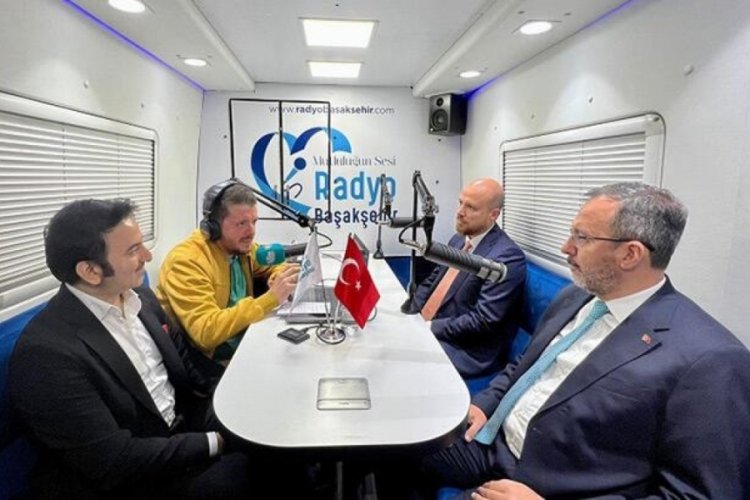 Bilal Erdoğan ve Bakan Kasapoğlu radyo programına konuk oldu