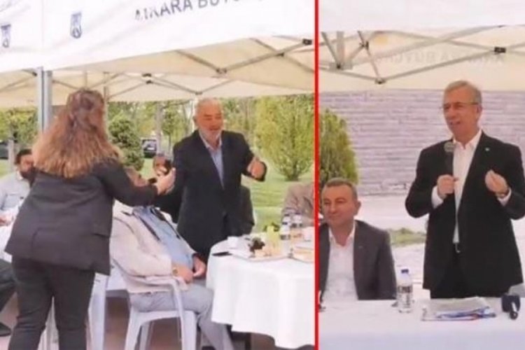 Mansur Yavaş'ın cevabı muhtarlar tarafından alkışlandı