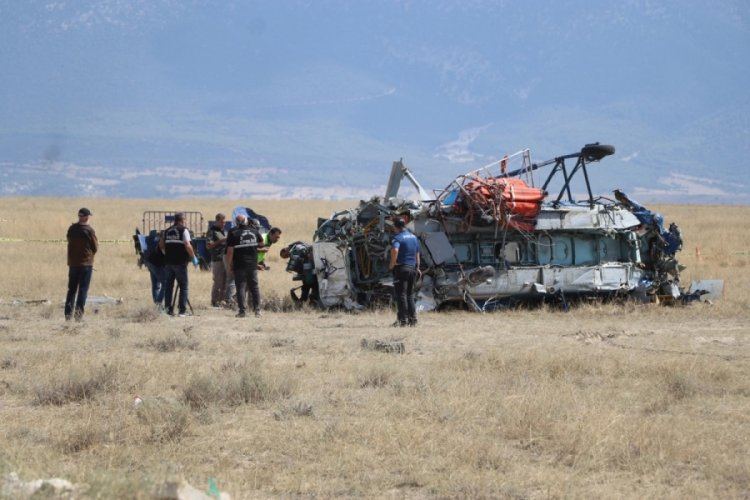 Denizli'de d&uuml;şen helikopterde Rus uzmanlar inceleme yapacak