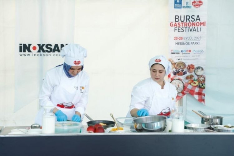 Bursa Gastronomi Festivali'nde İneg&ouml;l lezzetleri tam not aldı