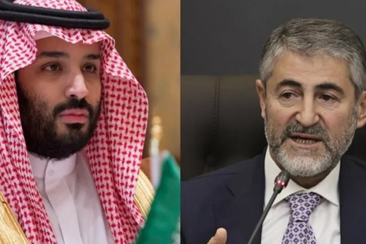 Bakan Nebati, Suudi Arabistan Veliaht Prensi Selman ile g&ouml;r&uuml;şt&uuml;