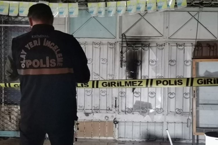 İzmir'de işyerine molotoflu saldırı