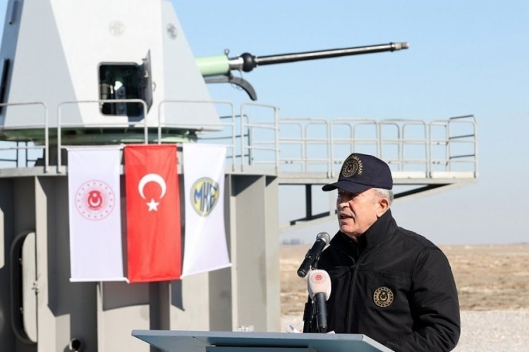 MSB'den dakikada 80 atış yapan Milli Deniz Topu paylaşımı