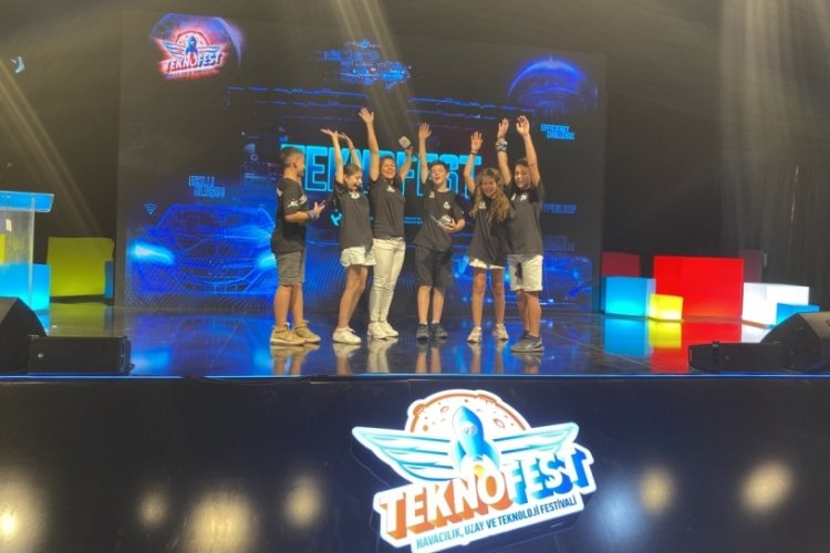 Şahinkayalı  &ouml;ğrencilerin Teknofest gururu