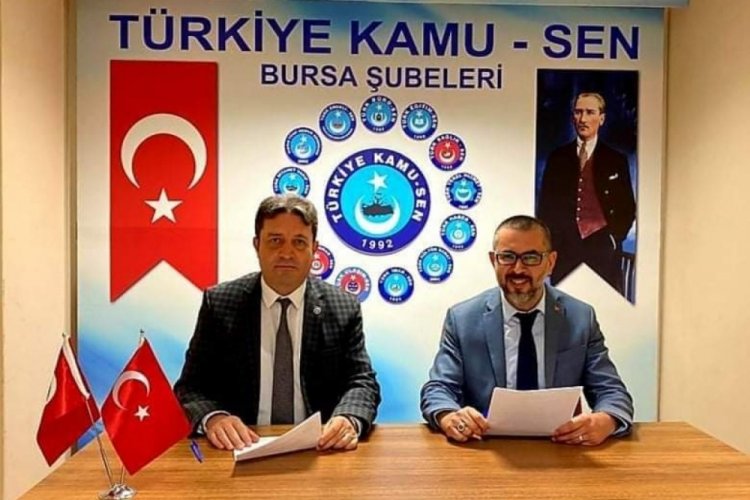 Bursa T&uuml;rk Eğitim-Sen'den Halkbank'a rest