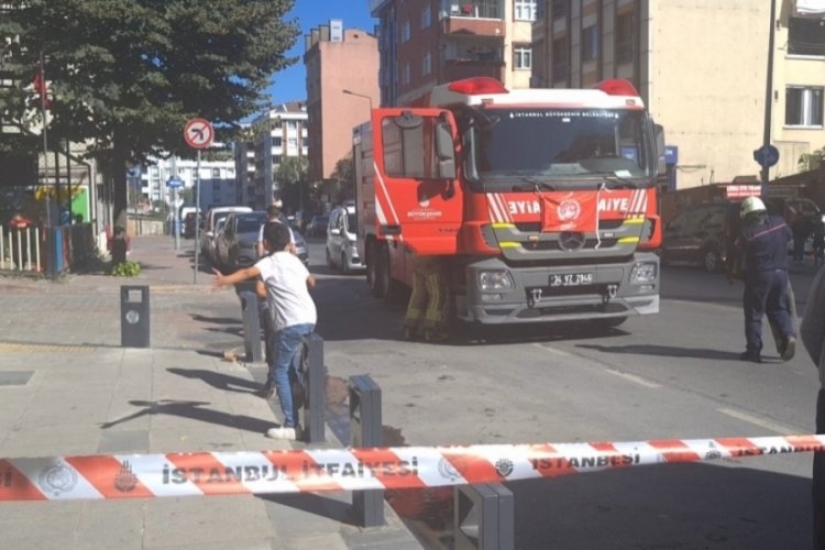 İstanbul'da &ccedil;iğ k&ouml;fte imalathanesinde yangın &ccedil;ıktı