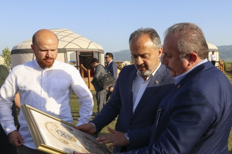 TBMM Başkanı Şentop 4. D&uuml;nya G&ouml;&ccedil;ebe Oyunları etkinlik alanını ziyaret etti