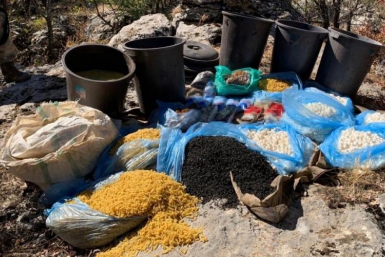 Adıyaman'da 2 PKK sığınağı tespit edildi
