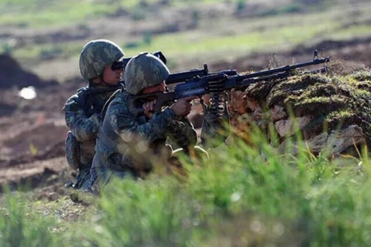 Saldırı hazırlığındaki 7 PKK/YPG'li &ouml;ld&uuml;r&uuml;ld&uuml;
