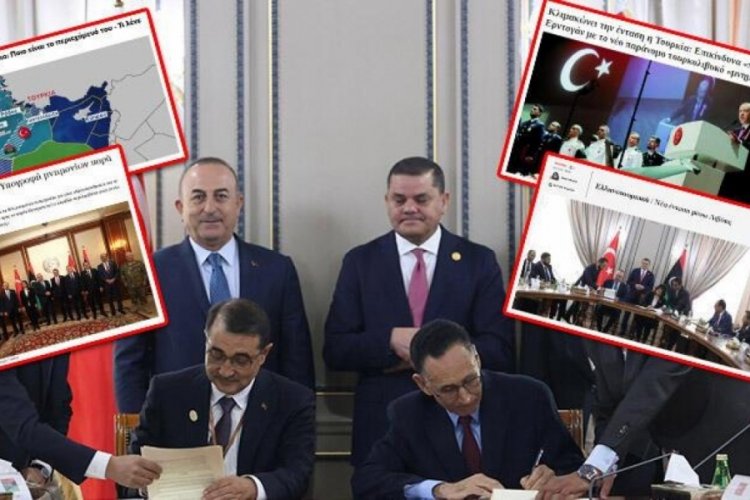 T&uuml;rk-Libya mutabakatı sonrası Atina'da panik: 'Diplomatik ateş'