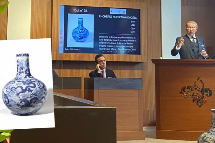 İki bin euro paha bi&ccedil;ilen vazoya 7.7 milyon euro