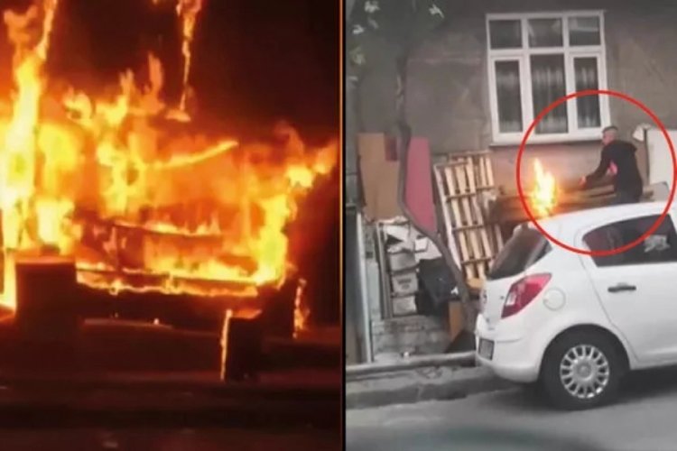 Tartıştığı kişinin evini yaktı