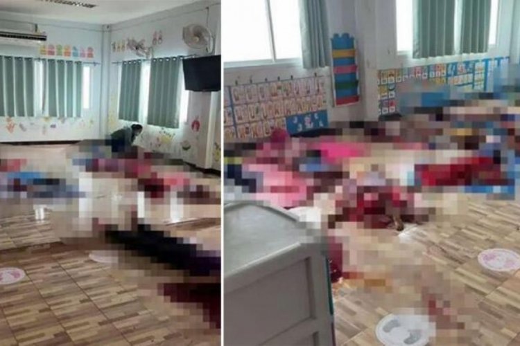 Tayland'da bir kreşe korkun&ccedil; saldırı: 34 &ouml;l&uuml;