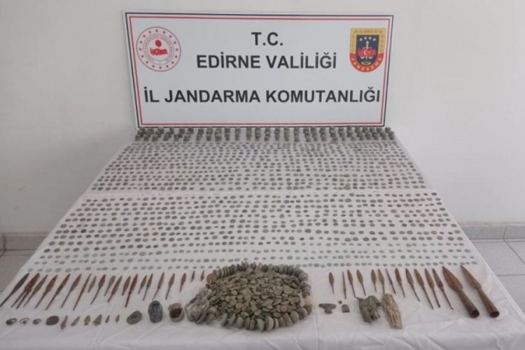 Edirne'de Bizans d&ouml;nemine ait &ccedil;ok sayıda tarihi eser ele ge&ccedil;irildi