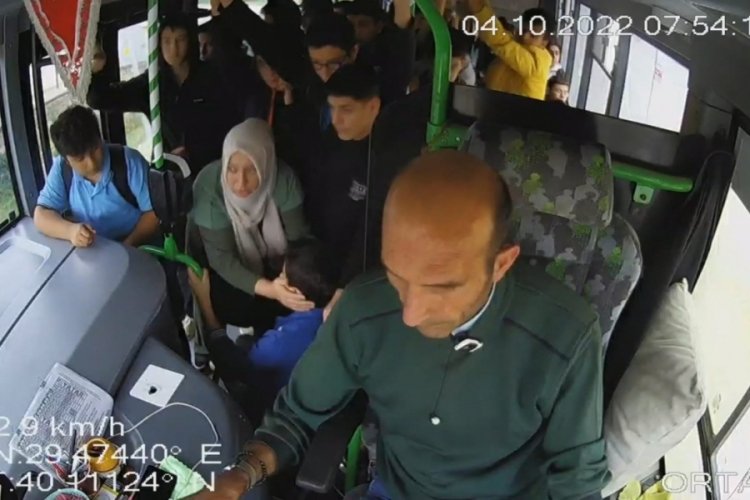 Bursa'da otobüs şöförü hayat kurtardı