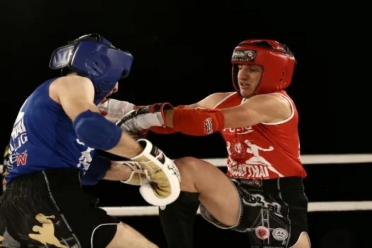 Muaythai S&uuml;per Ligi 6. ayak 1. grup final m&uuml;sabakaları Adana'da yapıldı