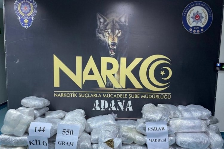 Cenaze aracında 144 kilo 550 gram esrar ele ge&ccedil;irildi