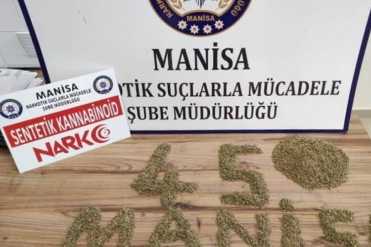 Manisa'da uyuşturucu operasyonu: 1 kişi tutuklandı