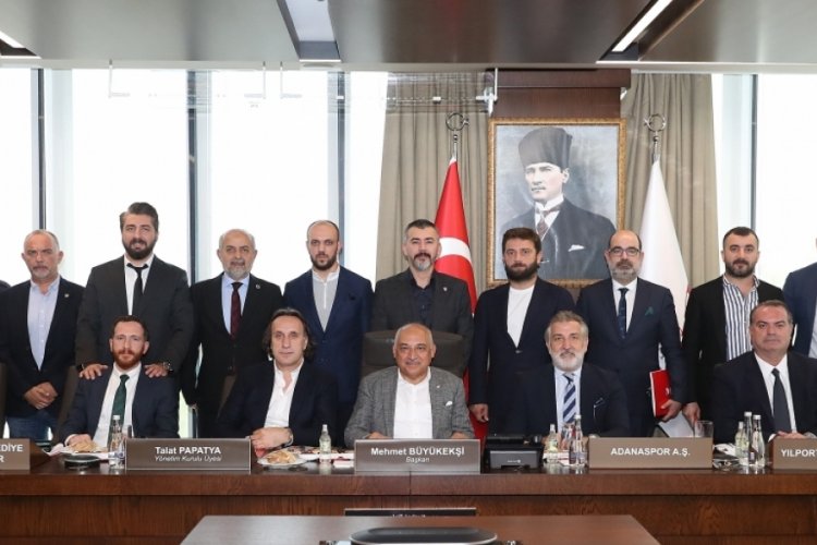 TFF Başkanı Mehmet B&uuml;y&uuml;kekşi'ye, 1'inci Lig Kul&uuml;pler Birliği'nden ziyaret