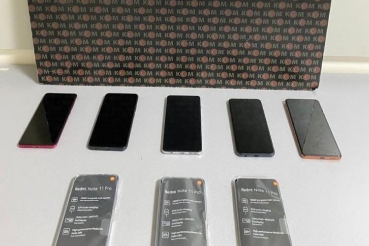 Samsun'da ka&ccedil;ak cep telefonu ele ge&ccedil;irildi