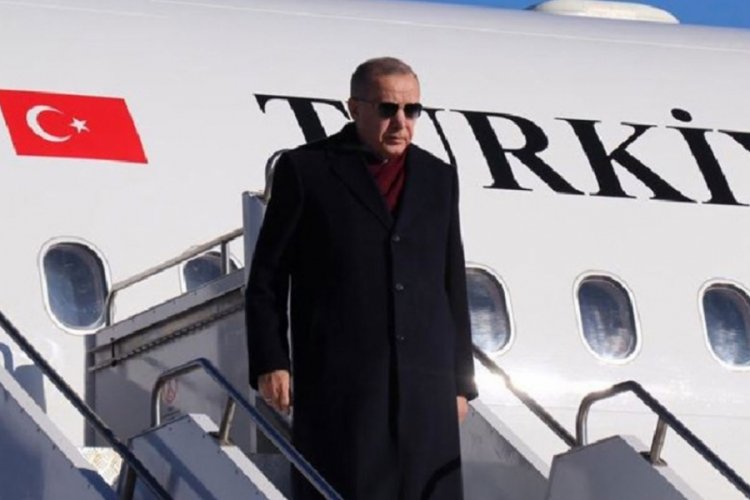 Cumhurbaşkanı Erdoğan Kazakistan'a gitti