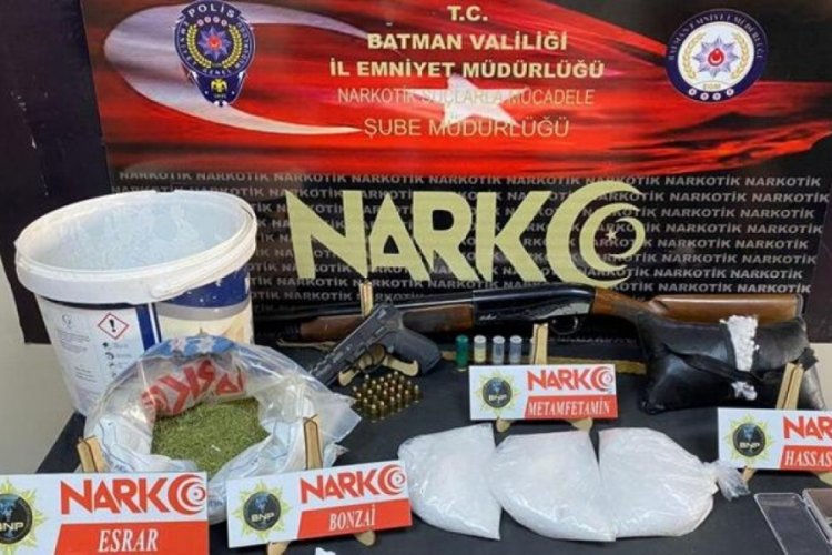 Batman merkezli 6 ilde uyuşturucu satıcılarına operasyon