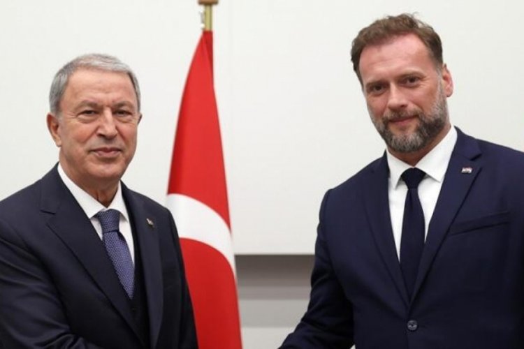 Bakan Akar, Hırvat mevkidaşı Banozic ile g&ouml;r&uuml;şt&uuml;