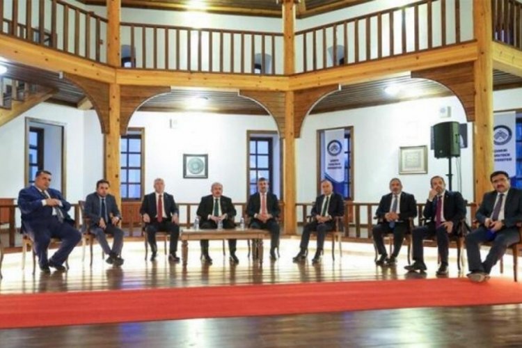 TBMM Başkanı Şentop, Anadolu'nun ilk 'dar&uuml;lhadisi'ni inceledi