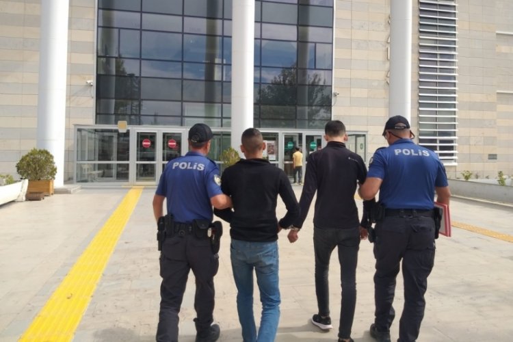 Elazığ'da 38 adet su&ccedil; kaydı bulunan 2 ş&uuml;pheli tutuklandı