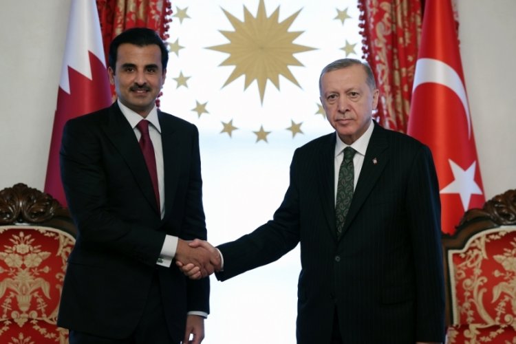 Cumhurbaşkanı Erdoğan, Katar Emiri Al Sani'yi ağırladı