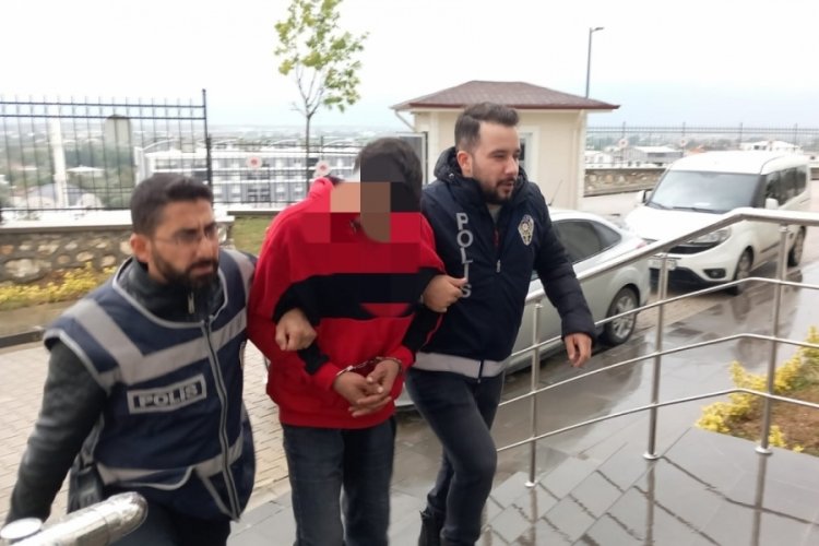 Bursa Orhangazi'de depo hırsızı yakalandı