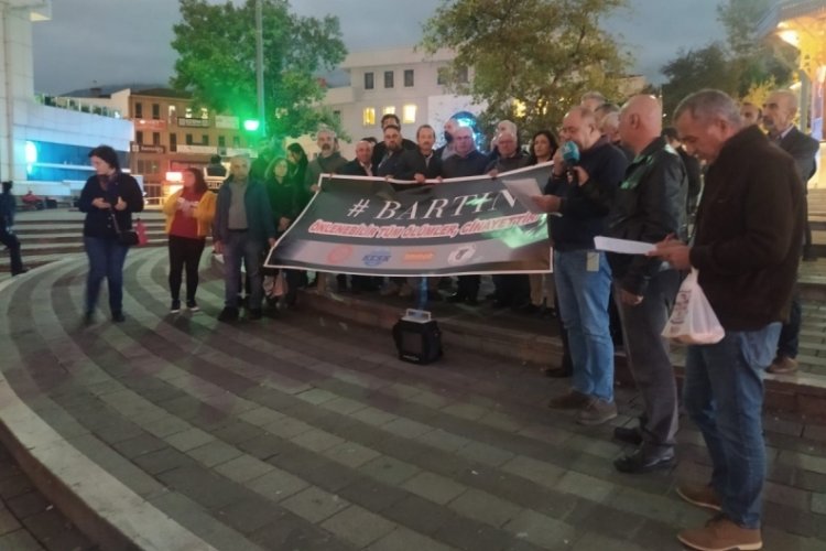 Bursa'da maden ocağı kazalarına ortak tepki